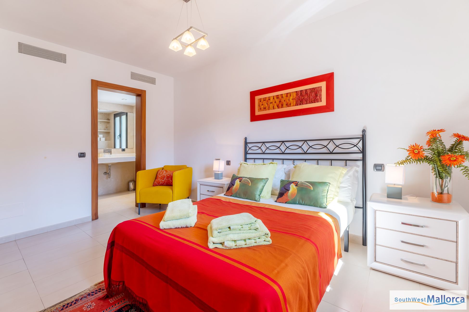 Villa in Mallorca, Puerto Portals, Villa Mimma - Bedrooms and Bathrooms