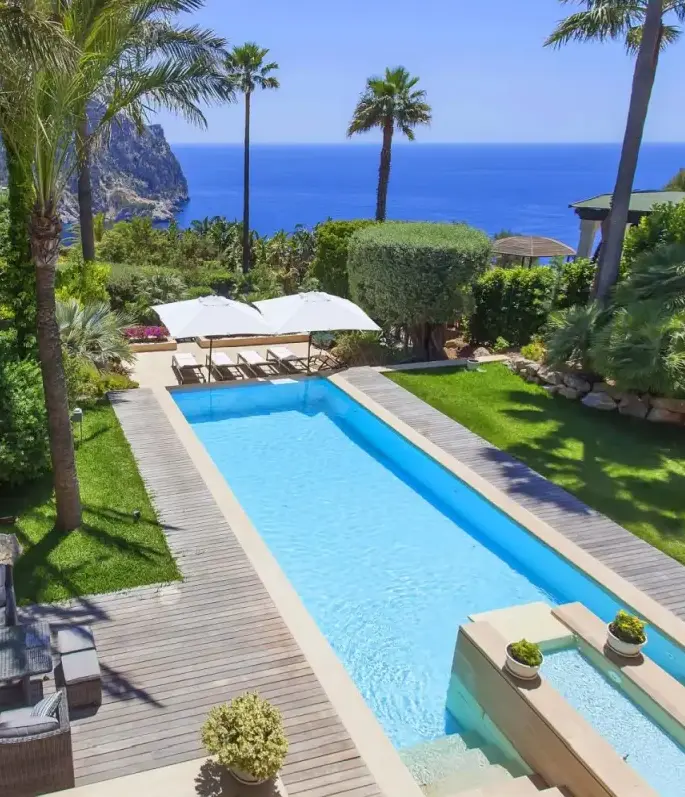 Villa Casa Jade - as featured in The Times online. South West Mallorca. Villas in Mallora for Holiday Rentals